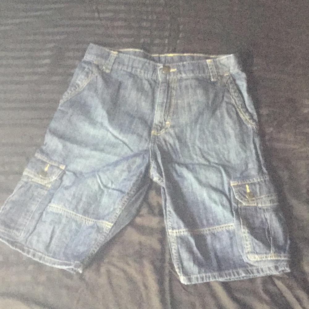 Boys denim shorts.